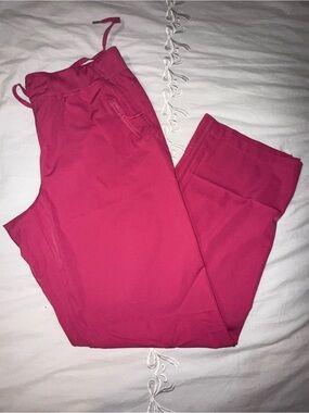 Women's Hot Pink Drawstring Pants